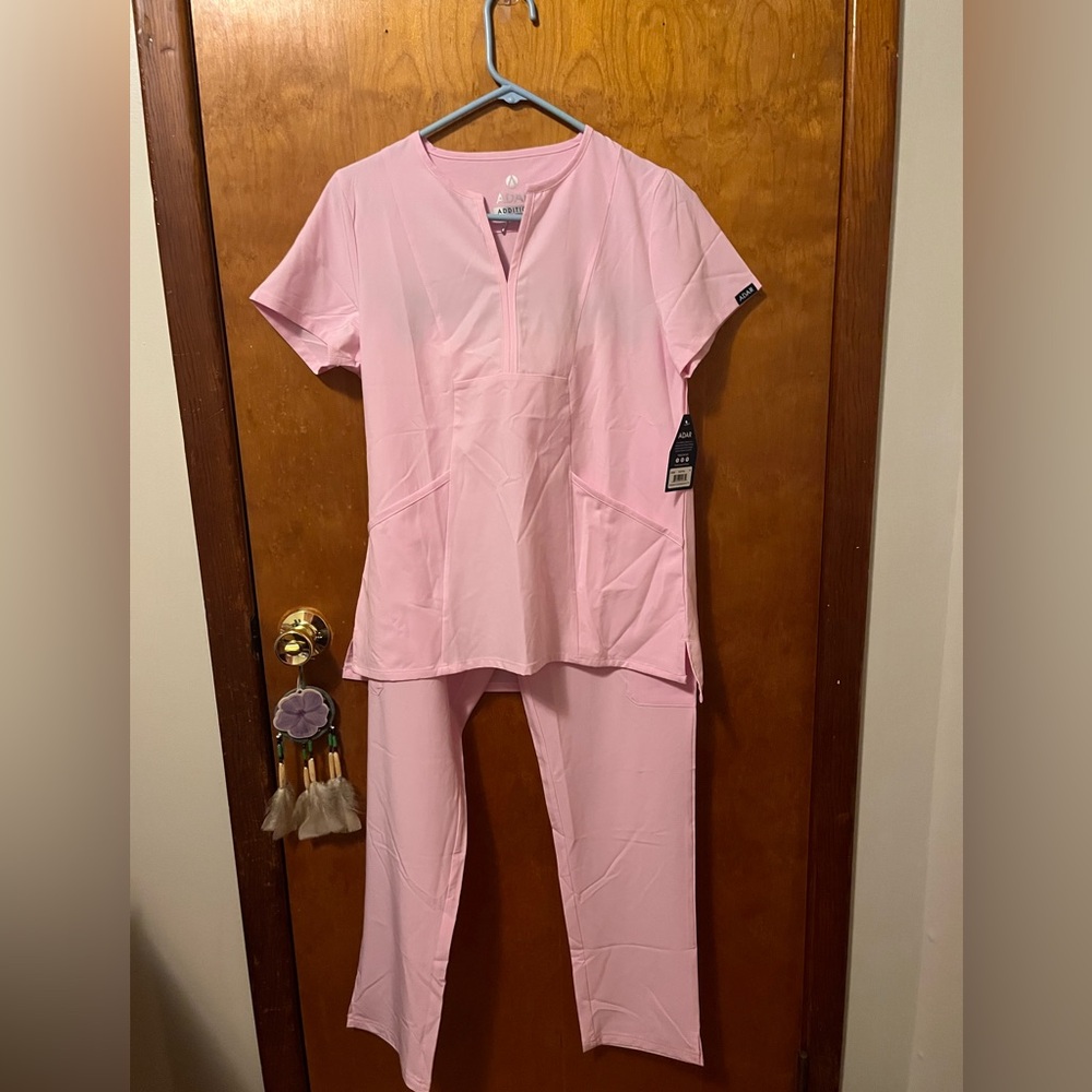 Elegant Pink Women's scrub set